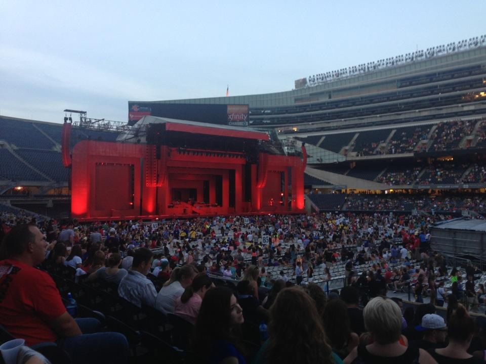 section 133, row 10 seat view  for concert - soldier field