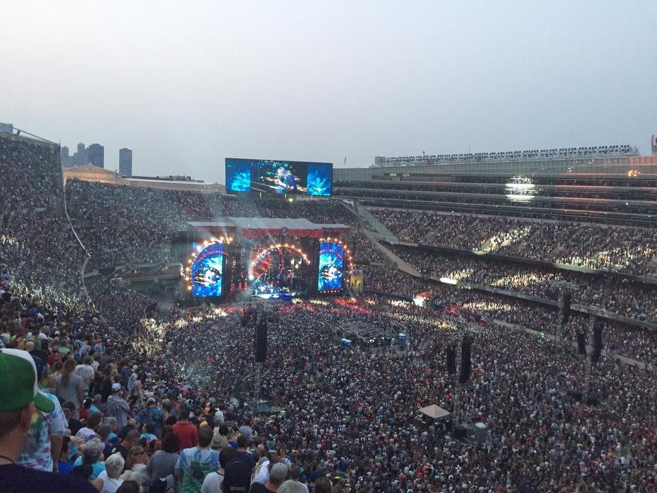 section 429 seat view  for concert - soldier field