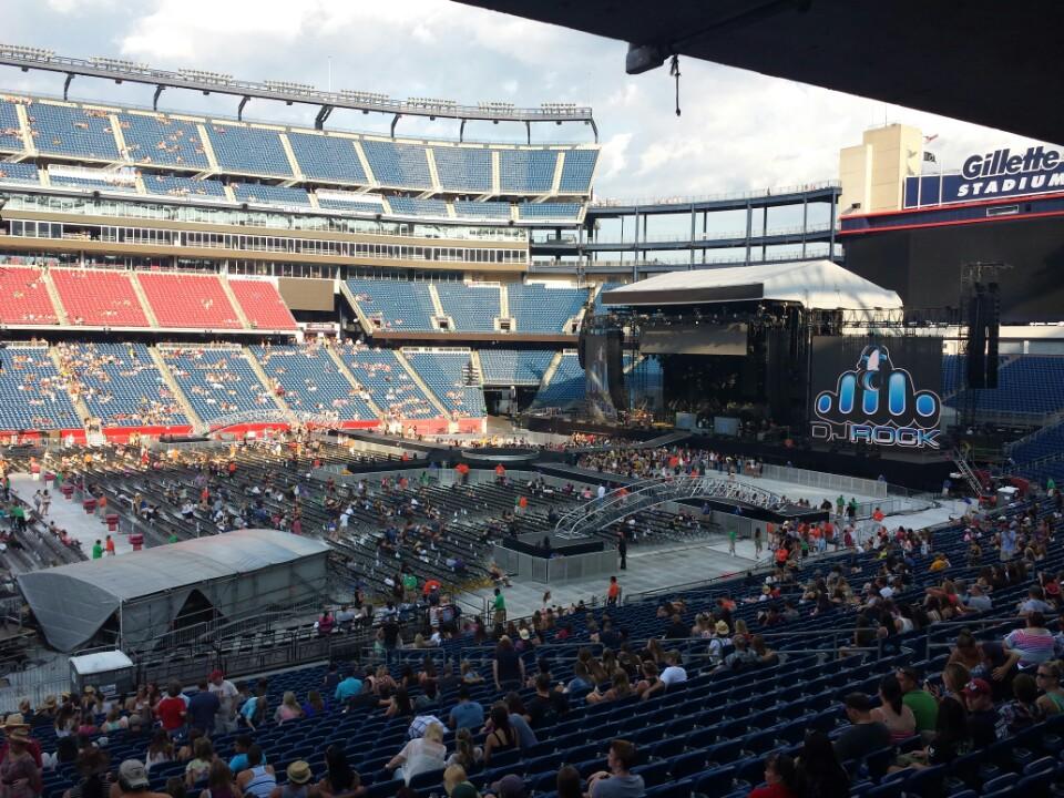 Gillette Stadium Section 132 Concert Seating