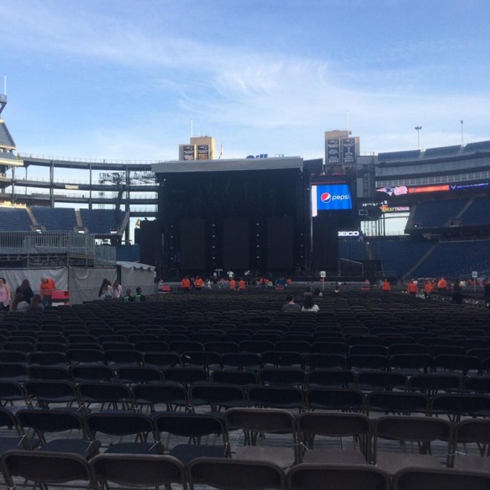 Gillette Stadium Field Seats for Concerts