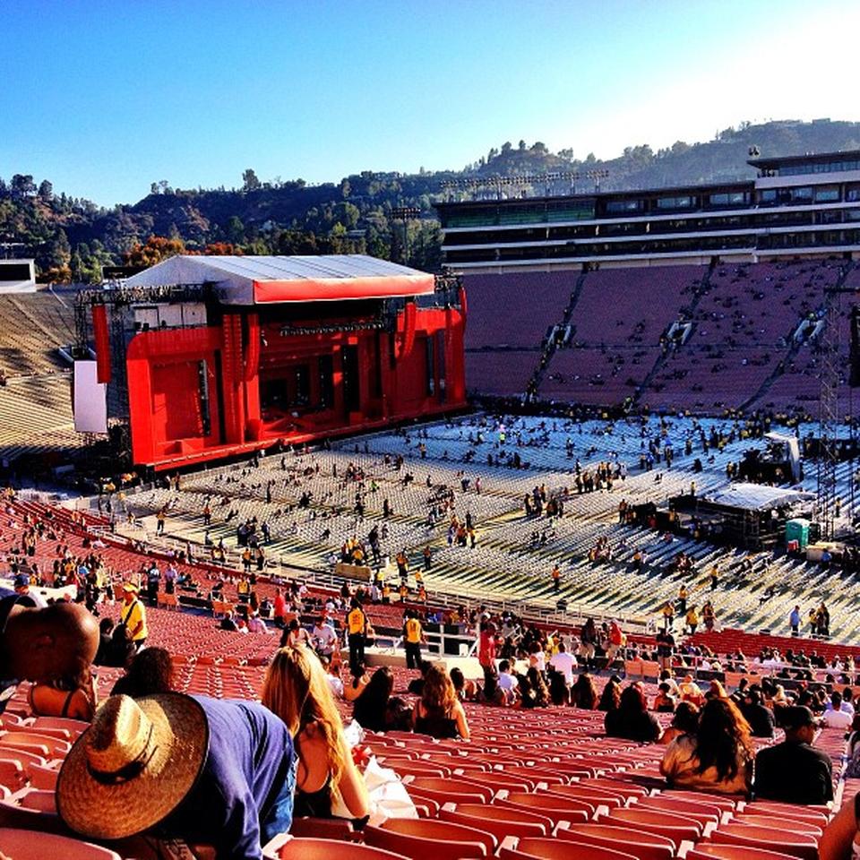 Rose Bowl Concert Seating Chart Virtual View