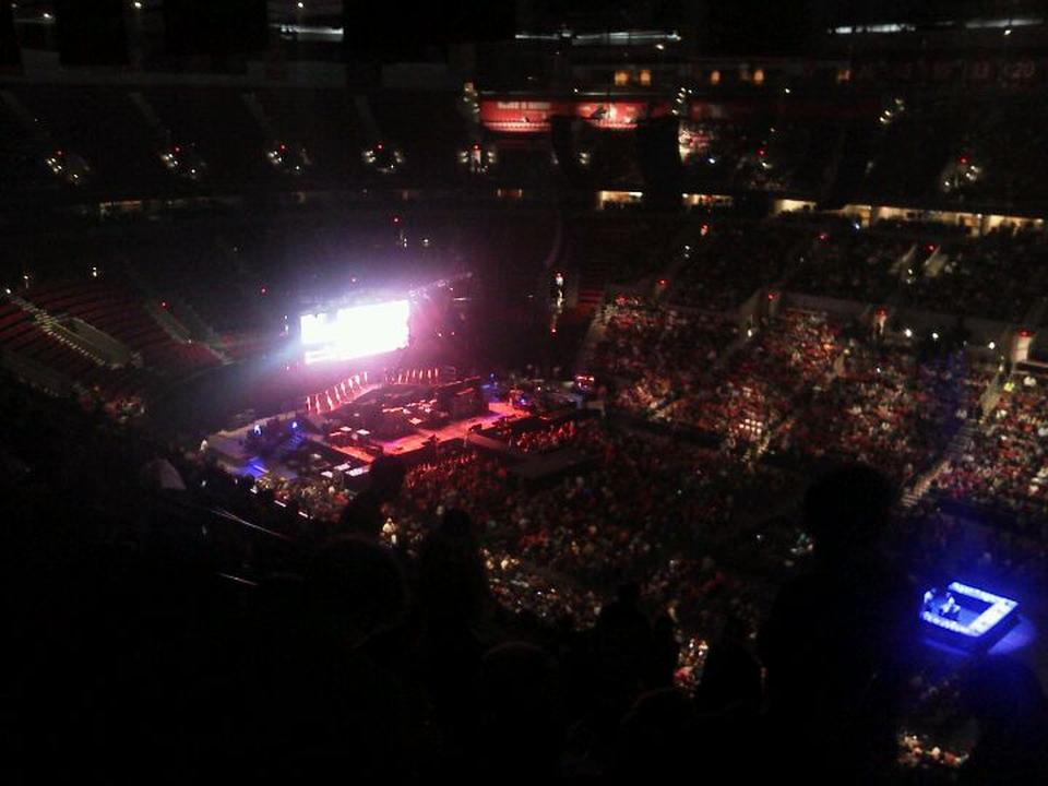 section 333 seat view  for concert - moda center