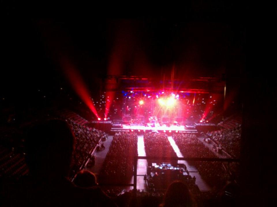section 327 seat view  for concert - moda center