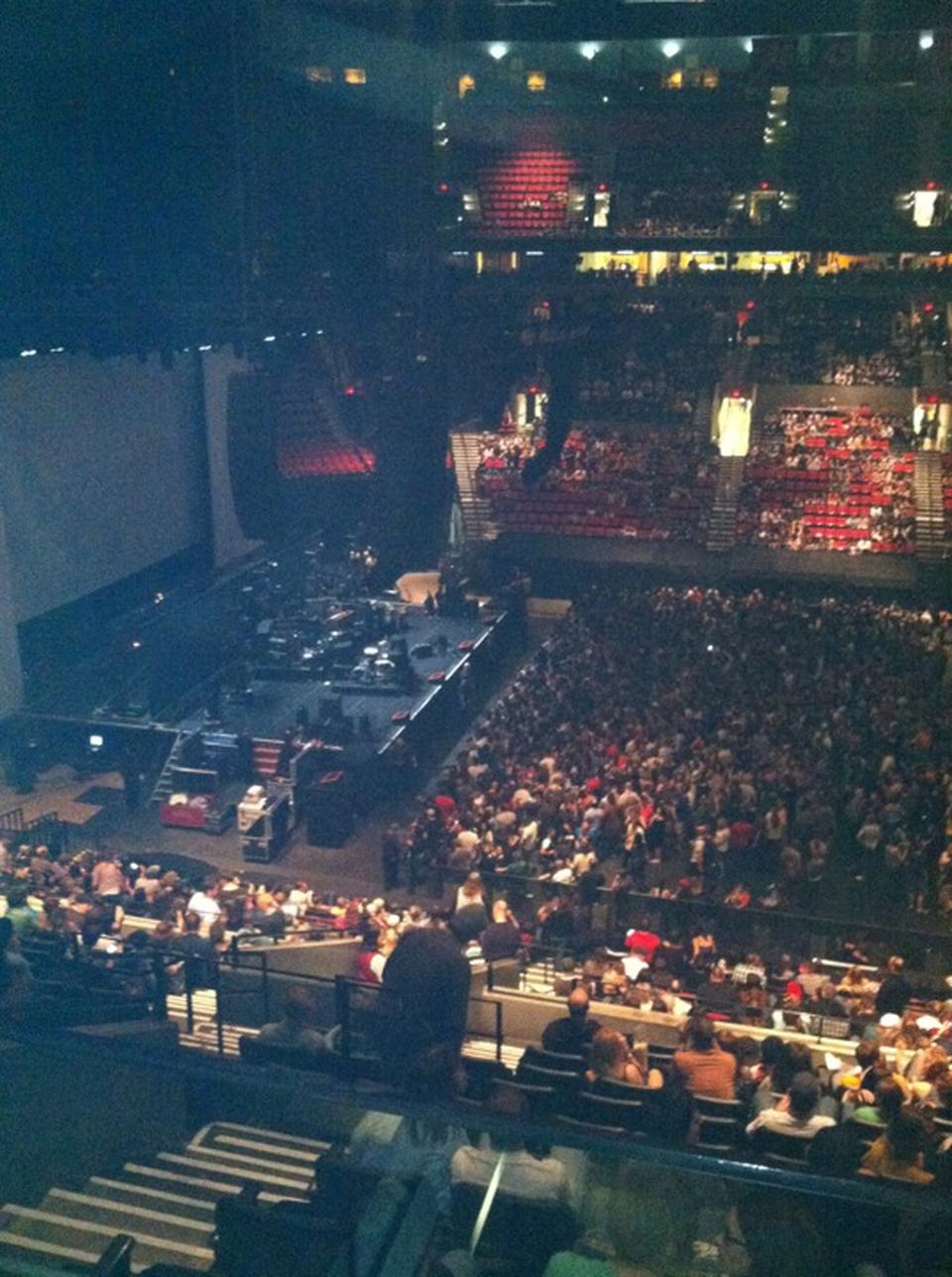section 202 seat view  for concert - moda center