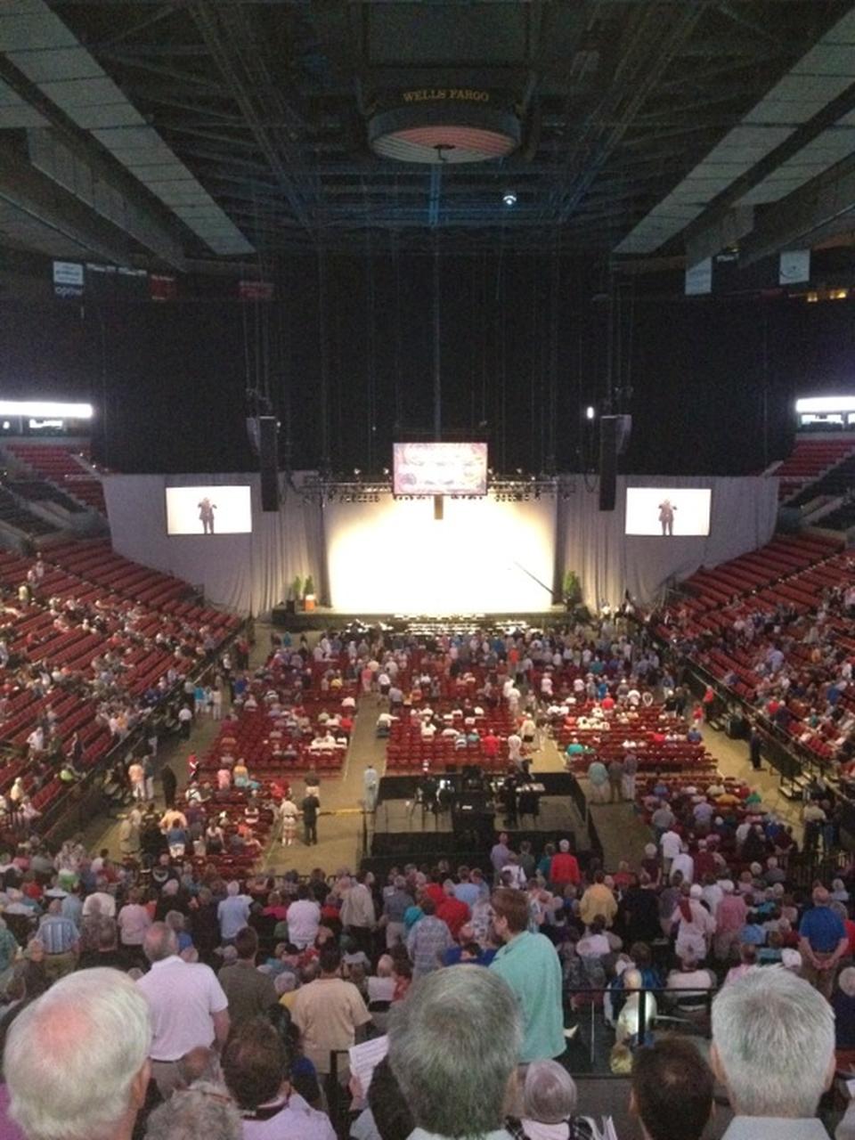 section 224 seat view  for concert - moda center (rose garden)