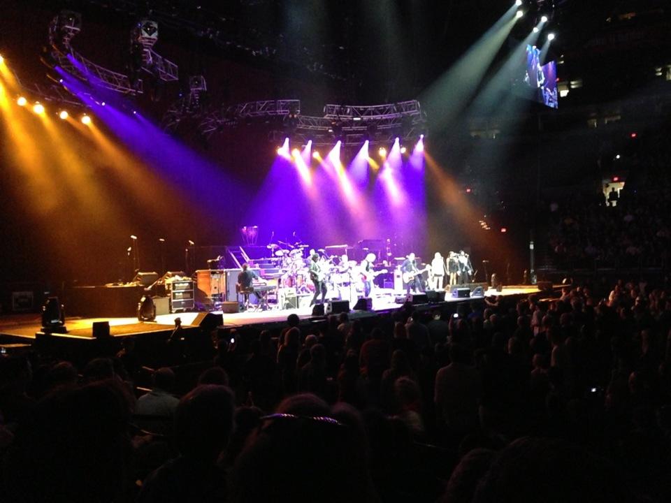 section 102, row g seat view  for concert - moda center