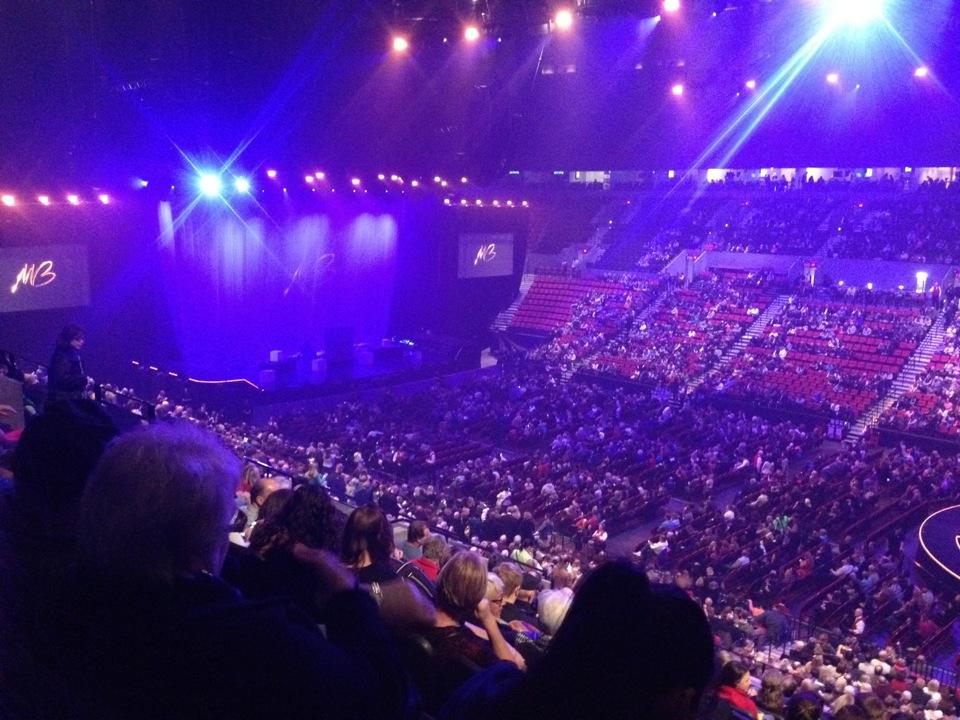 section 229, row m seat view  for concert - moda center
