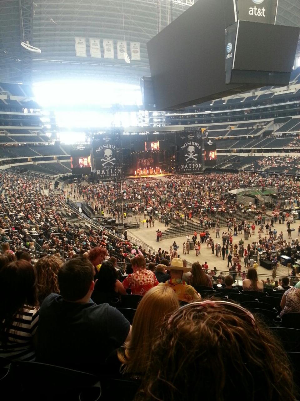 section 227, row 9 seat view  for concert - at&t stadium (cowboys stadium)