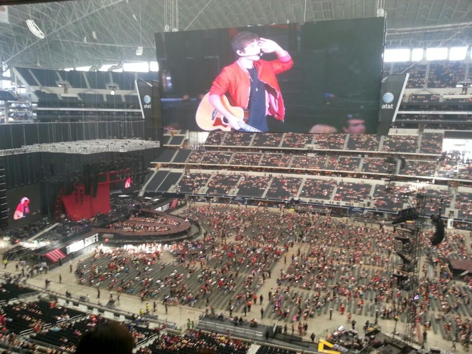 section 440 seat view  for concert - at&t stadium (cowboys stadium)