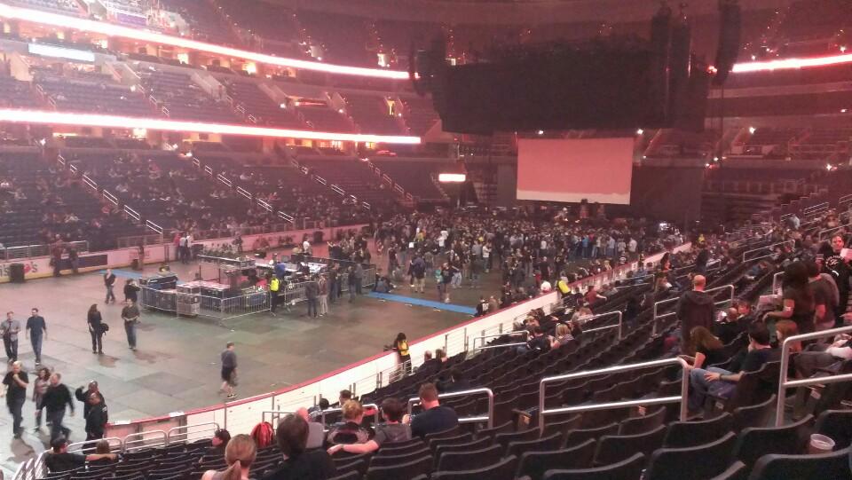 section 108, row s seat view  for concert - capital one arena