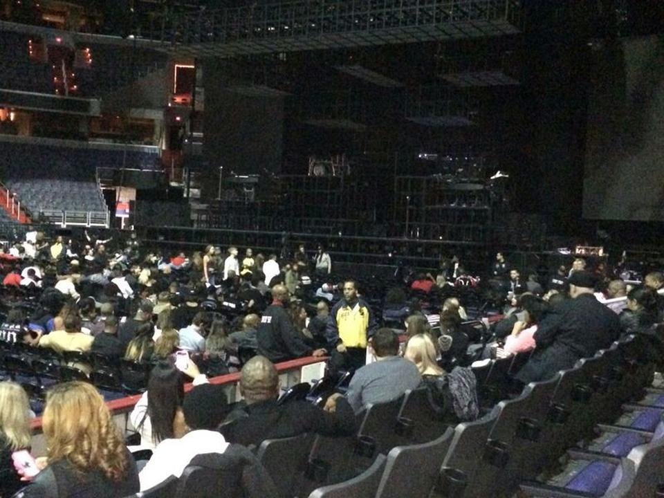 section 110, row e seat view  for concert - capital one arena