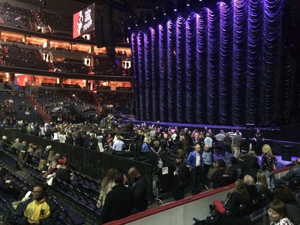 section 111, row f seat view  for concert - capital one arena