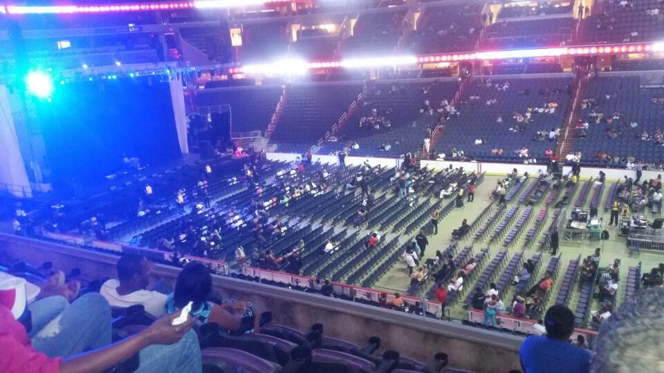 section 201, row e seat view  for concert - capital one arena