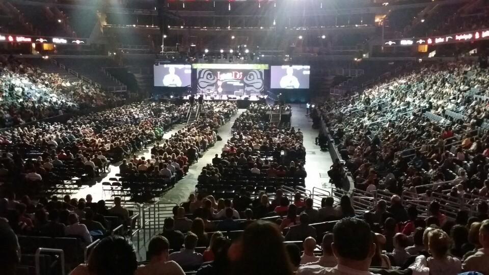 section 107, row t seat view  for concert - capital one arena