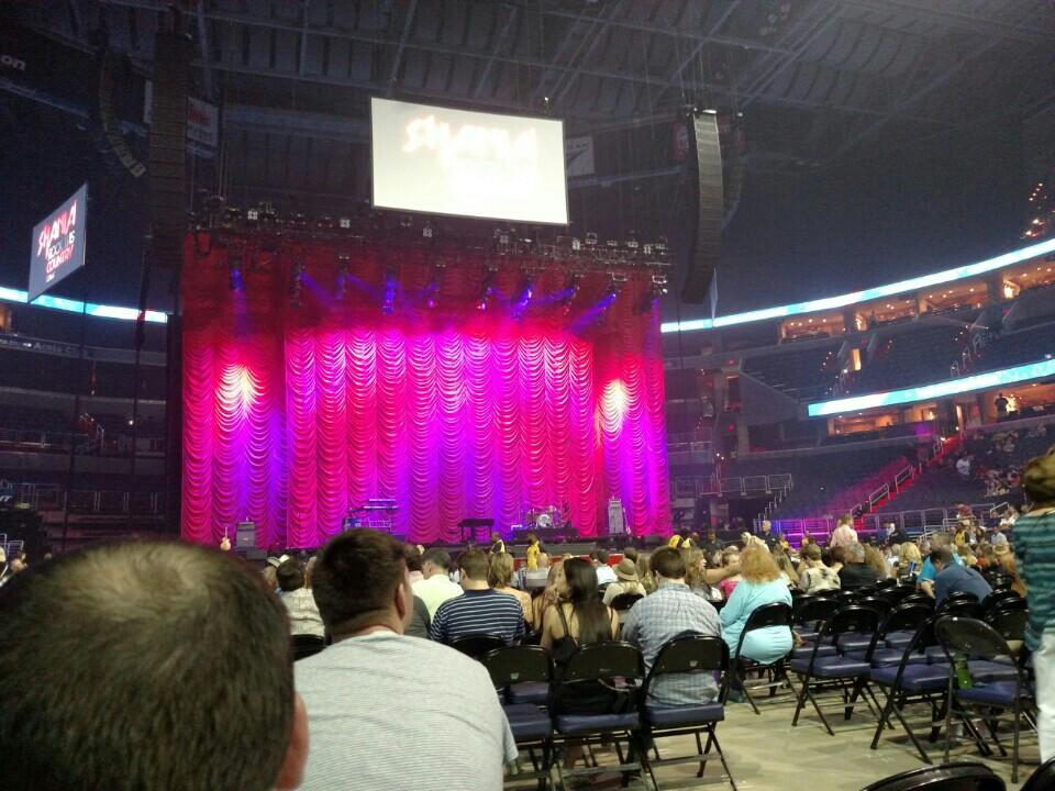 view from Capital One Arena Floor seats