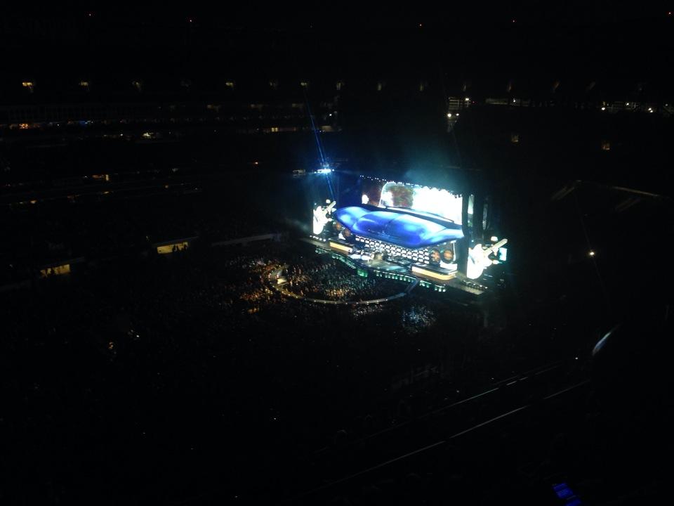 section 317 seat view  for concert - metlife stadium