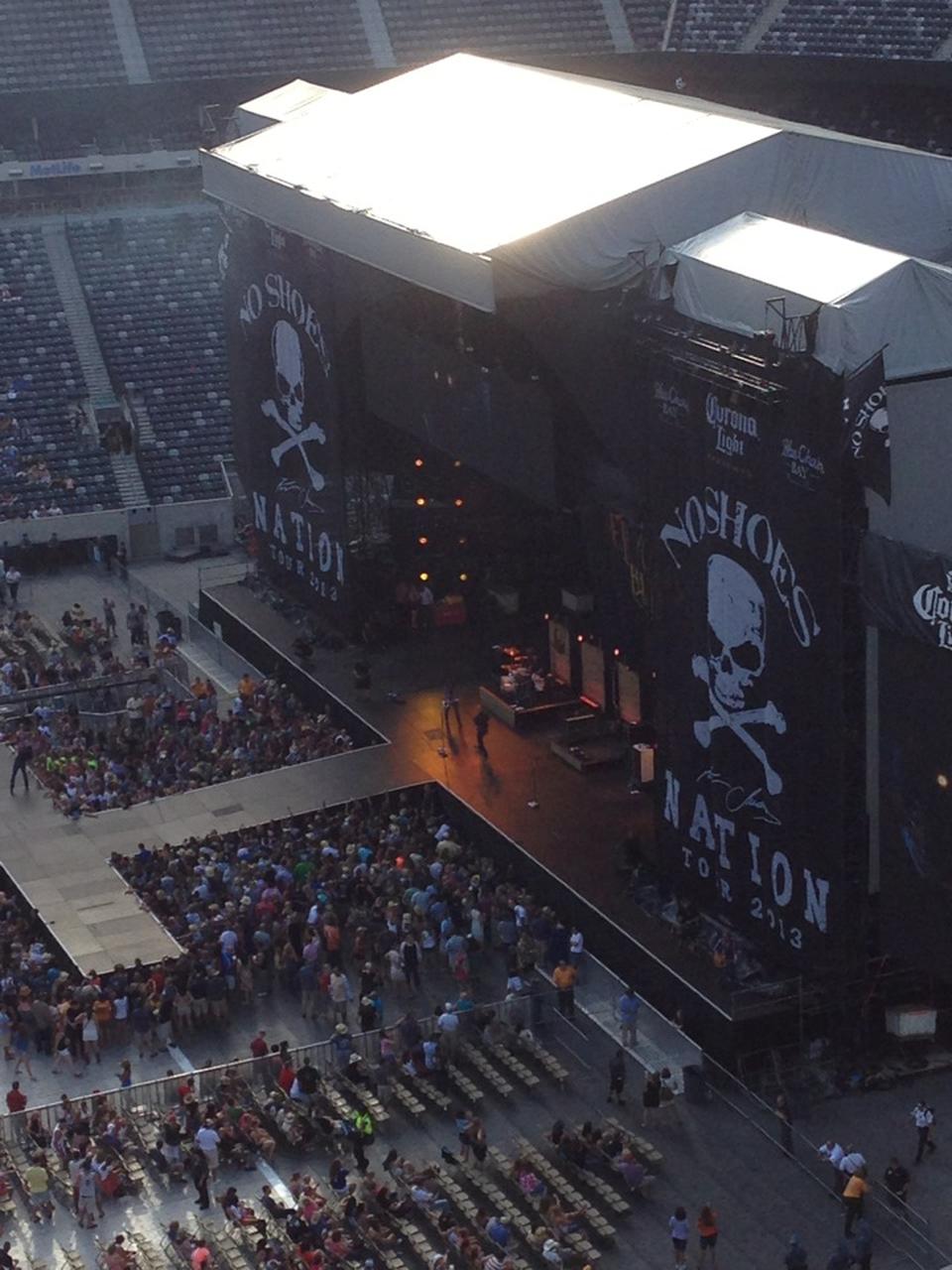 section 313 seat view  for concert - metlife stadium