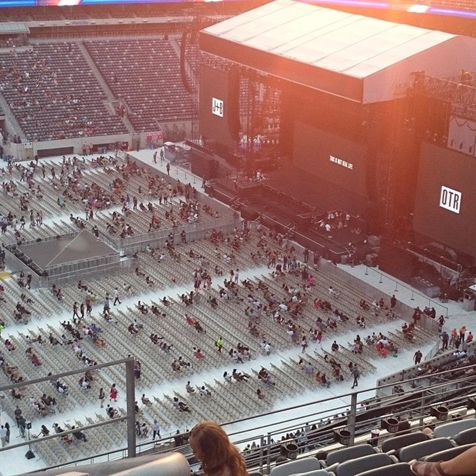 section 314 seat view  for concert - metlife stadium