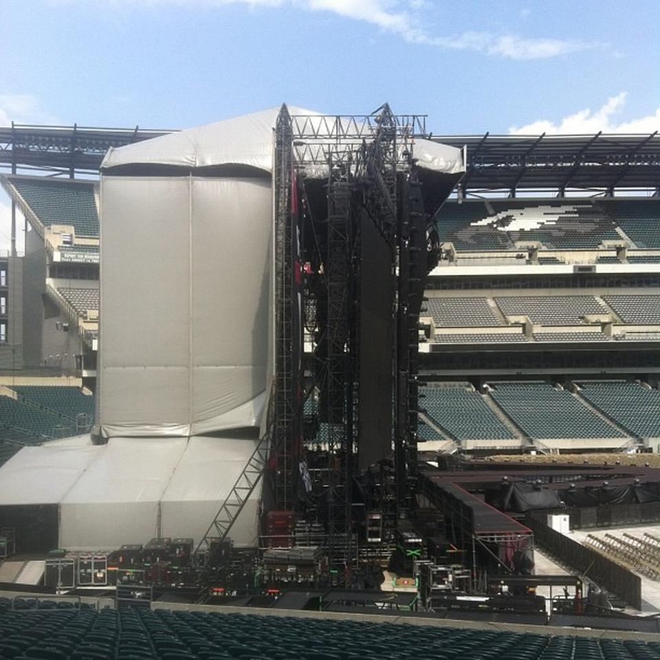 section 135, row 29 seat view  for concert - lincoln financial field