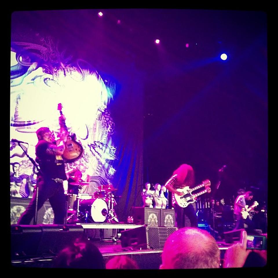 general admission pit seat view - dos equis pavilion