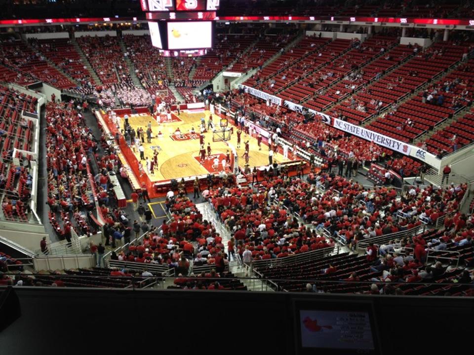 section 228 seat view  for basketball - pnc arena
