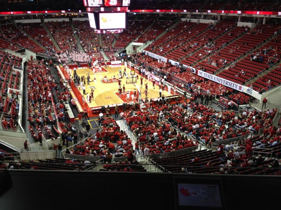 section 228 seat view  for basketball - lenovo center
