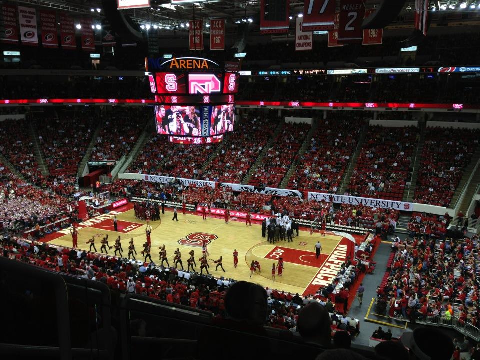section 230 seat view  for basketball - pnc arena