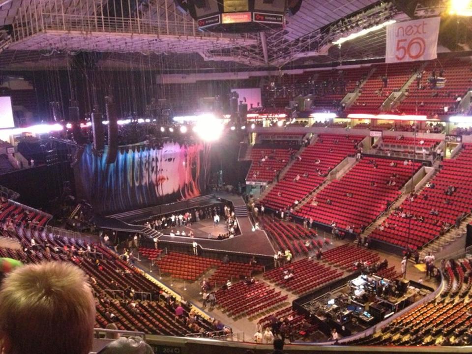 keyarena section 203 concert seating rateyourseats com key arena concert seating chart
