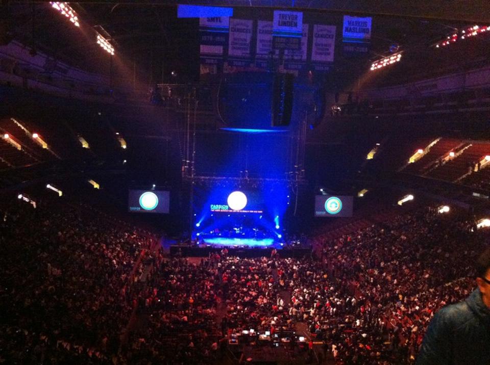 section 316 seat view  for concert - rogers arena