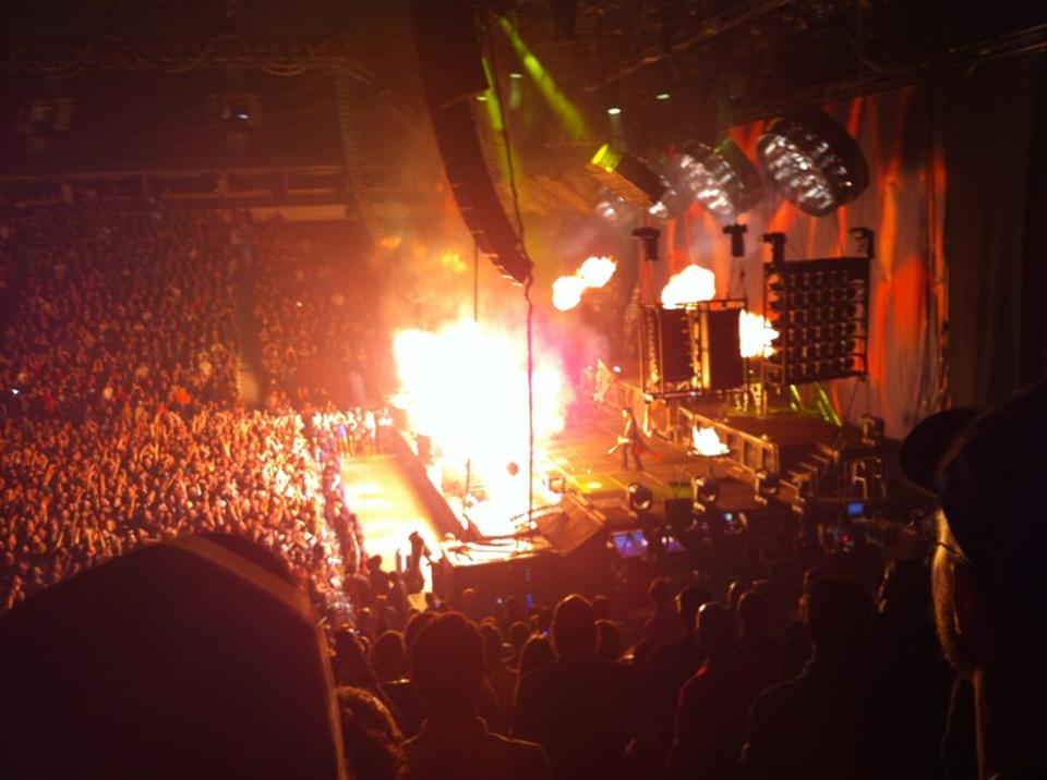 section 104, row 25 seat view  for concert - rogers arena