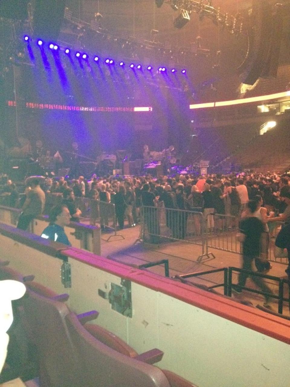 section 116, row 2 seat view  for concert - rogers arena