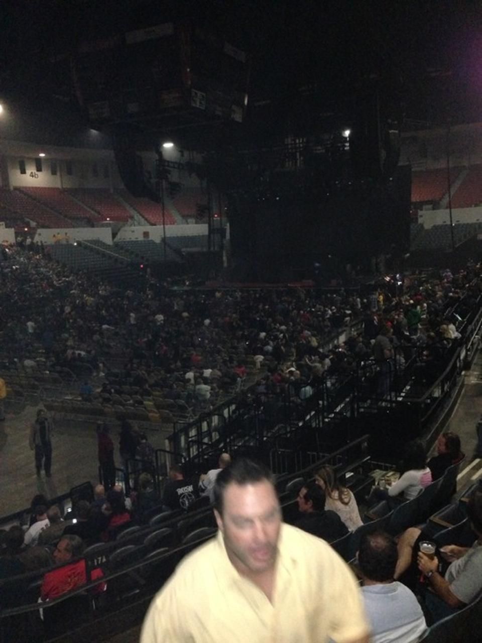 loge 17a seat view  - pechanga arena