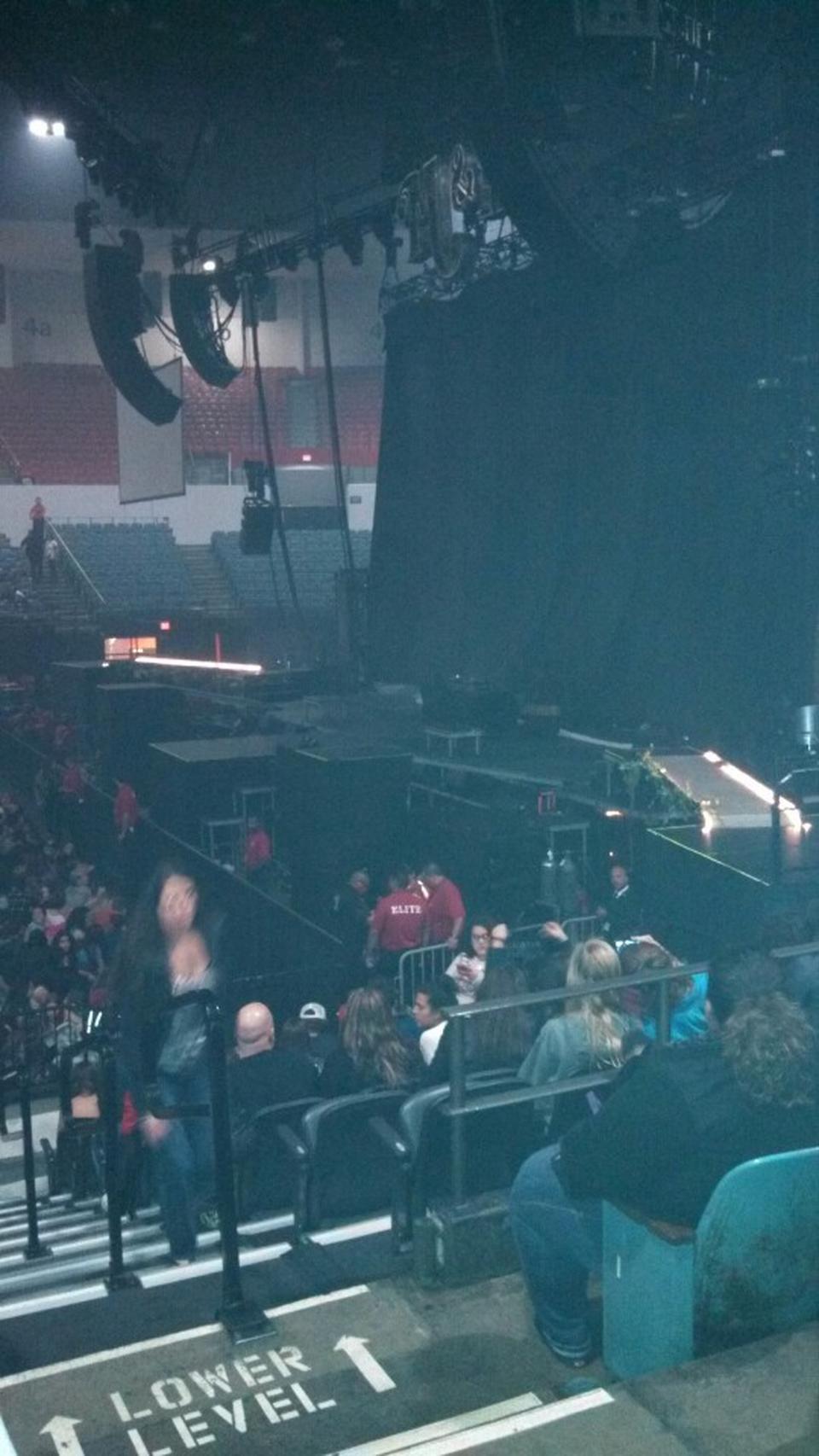 loge 12, row 3 seat view  - pechanga arena