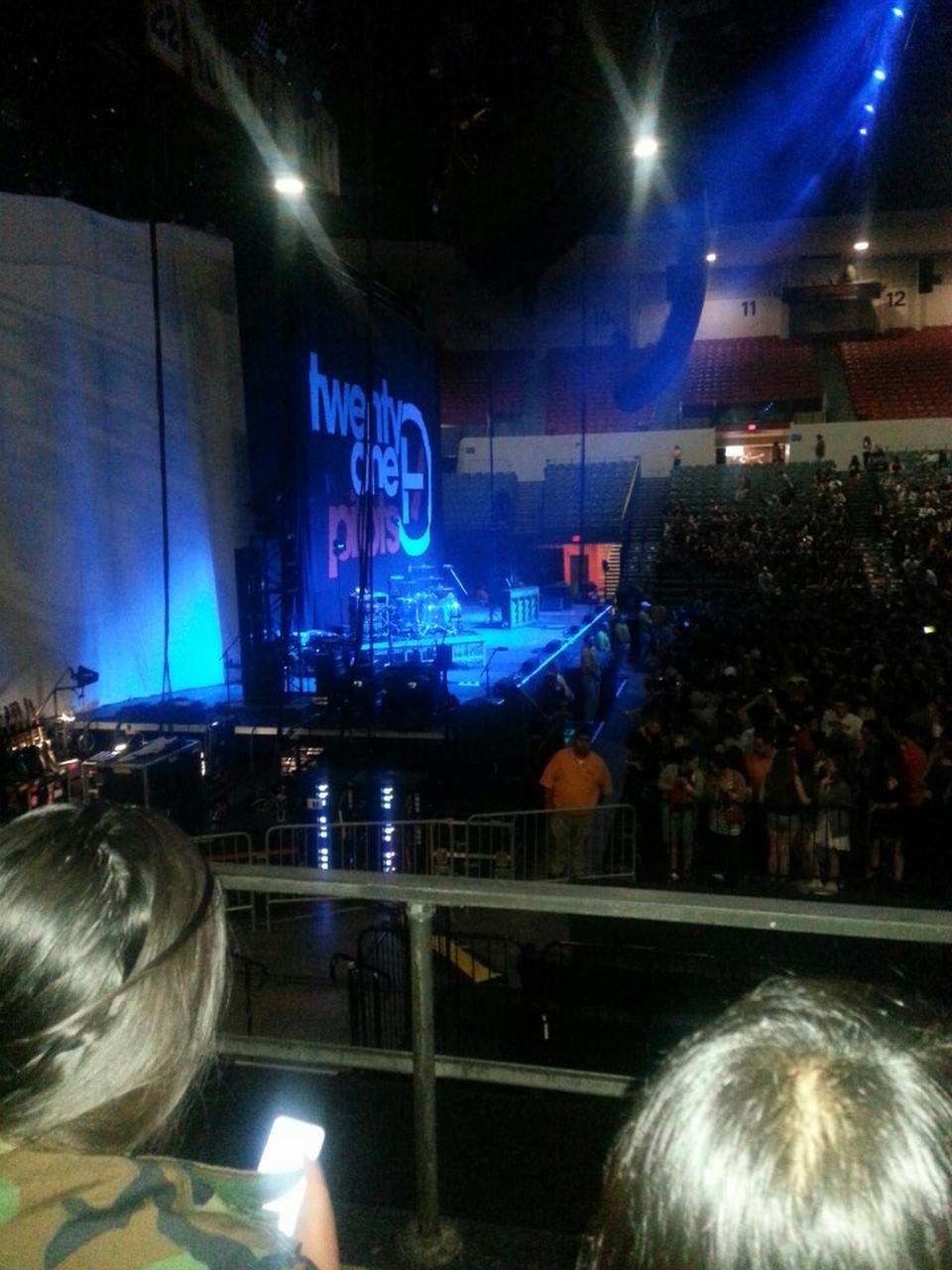 loge 3, row 2 seat view  - pechanga arena