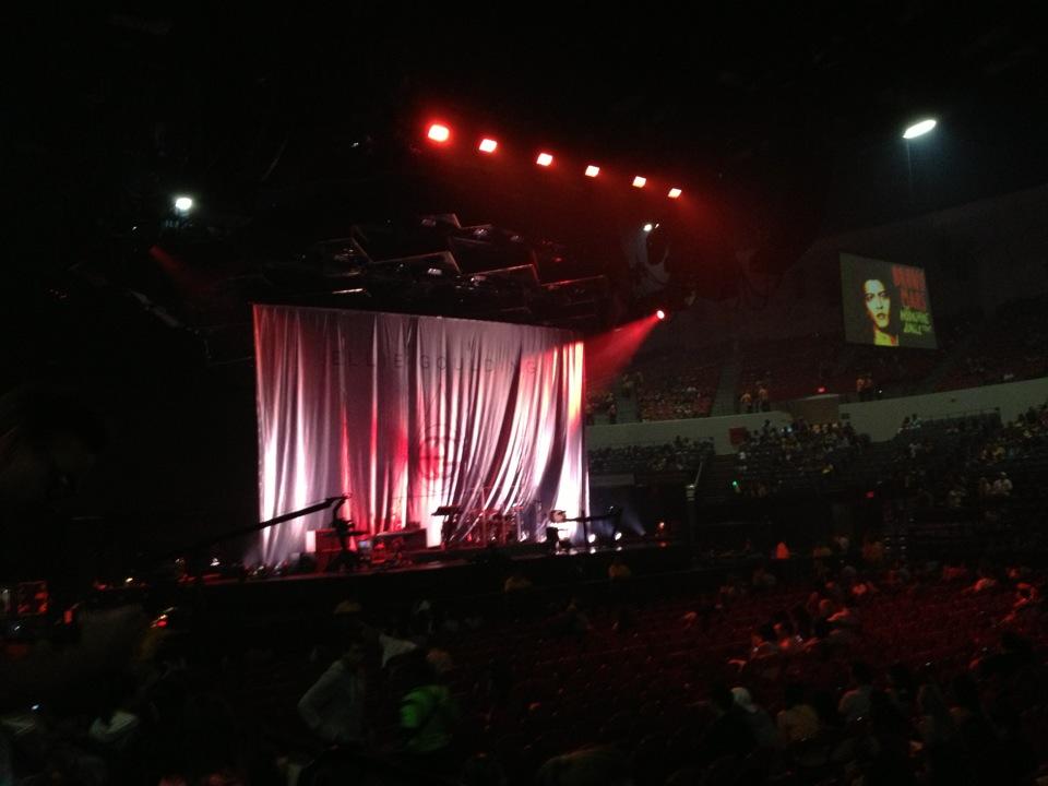 lower level 1 seat view  - pechanga arena