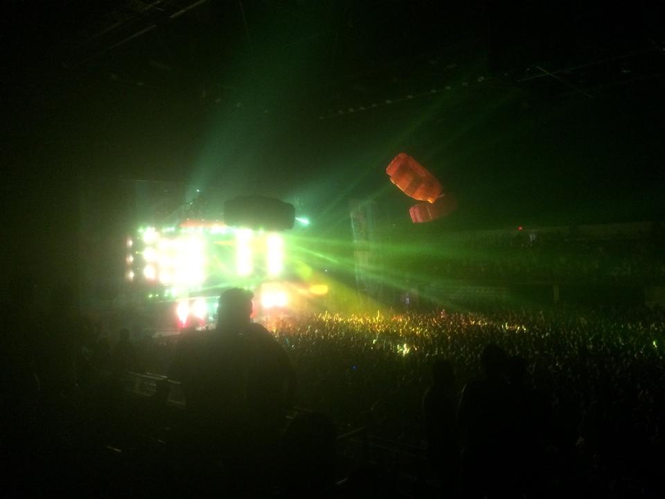 loge 23 seat view  - pechanga arena