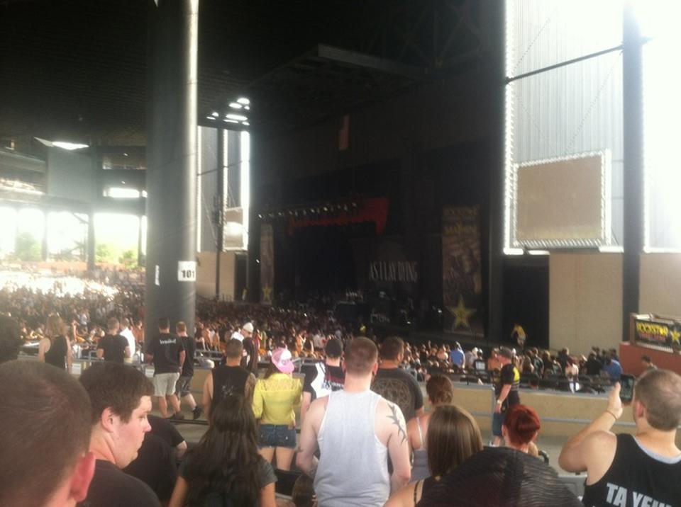 section 201 seat view  - credit union 1 amphitheatre