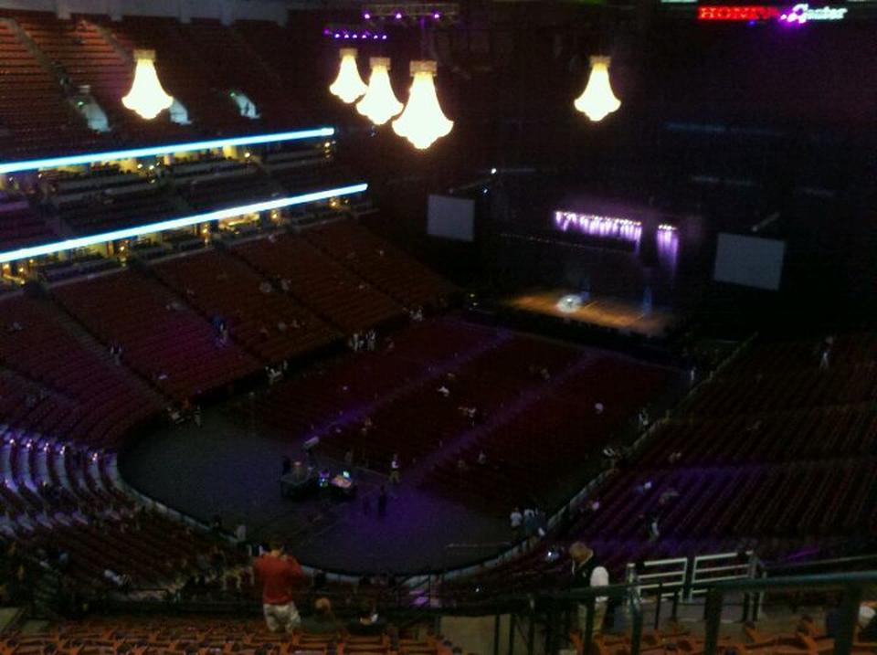 section 442 seat view  for concert - honda center