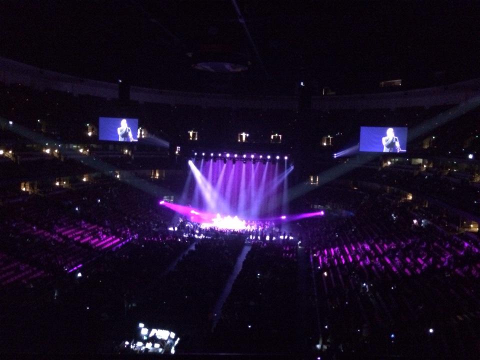 Honda Center, View of Honda Center from the 400-level befor…