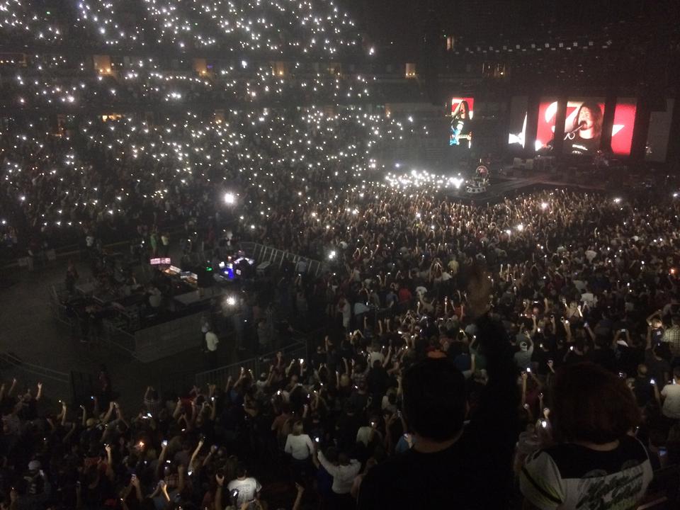 section 323 seat view  for concert - honda center