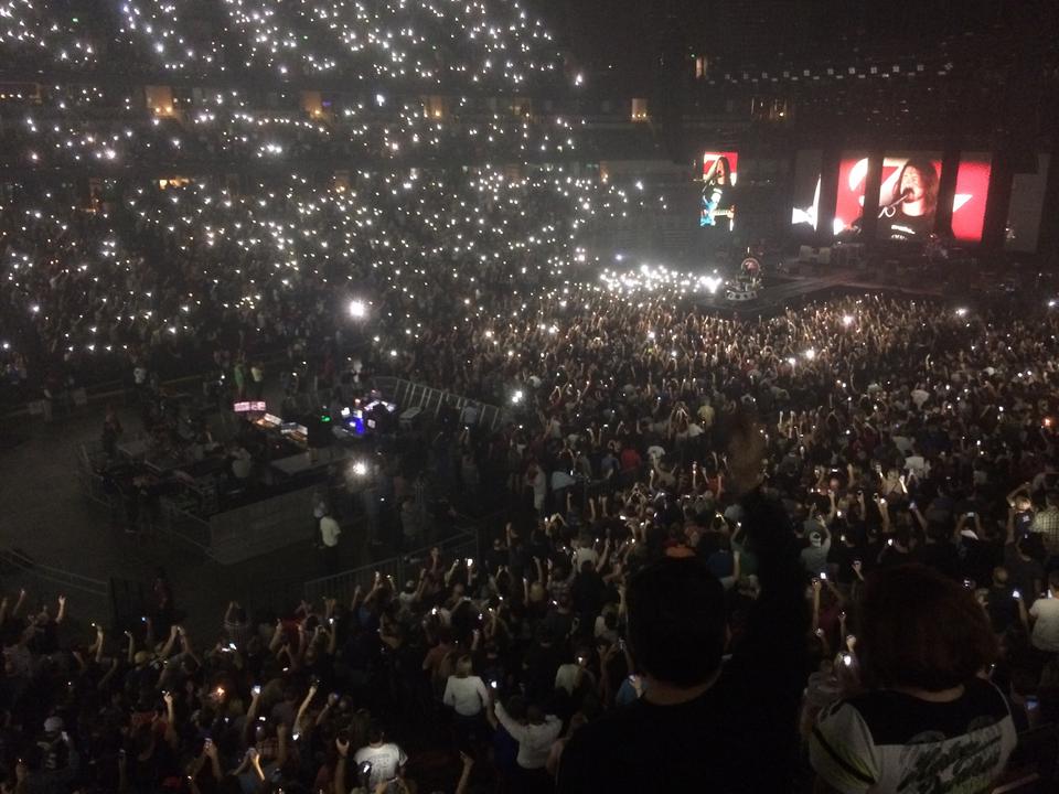 section 323 seat view  for concert - honda center