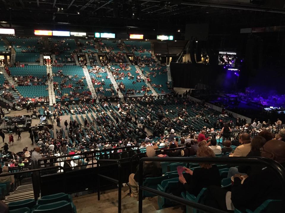section 108 seat view  - mgm grand garden arena