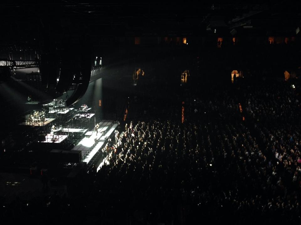 section 206 seat view  for concert - michelob ultra arena