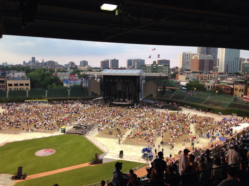 Wrigley Field Section 421 Concert Seating