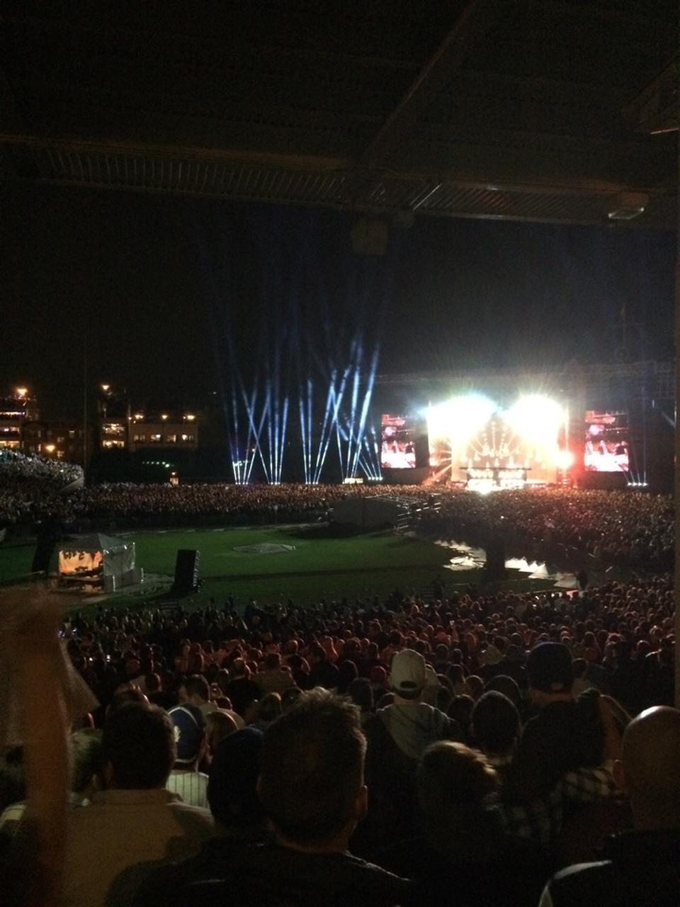 section 220 seat view  for concert - wrigley field