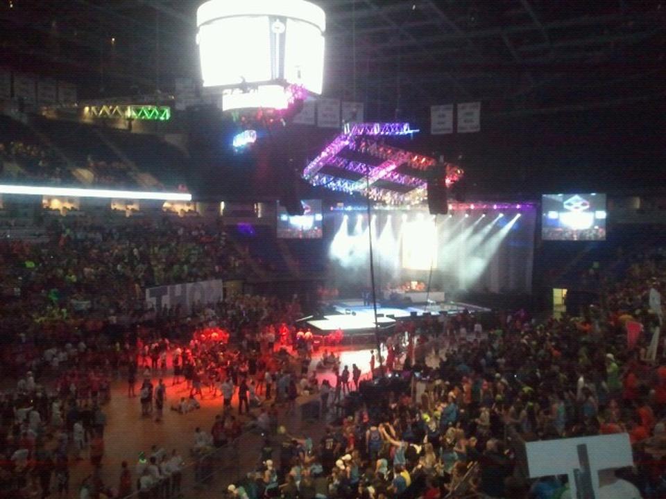 section 110 seat view  for concert - bryce jordan center