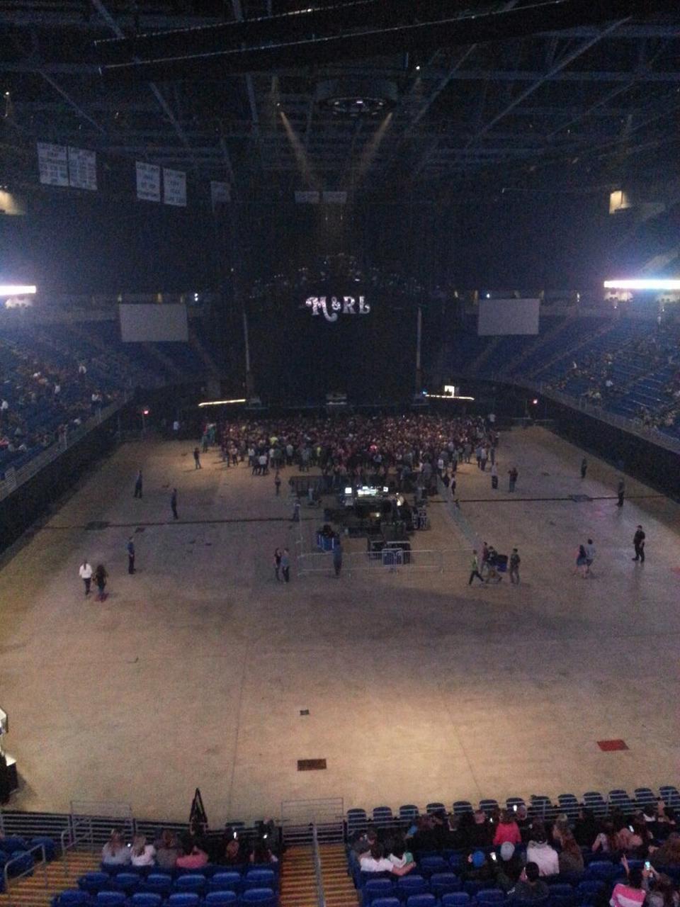 section 215, row a seat view  for concert - bryce jordan center