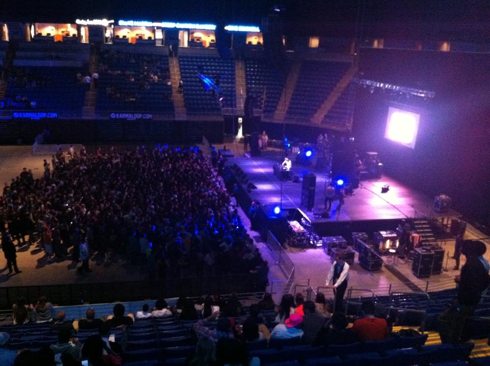 section 104, row p seat view  for concert - bryce jordan center