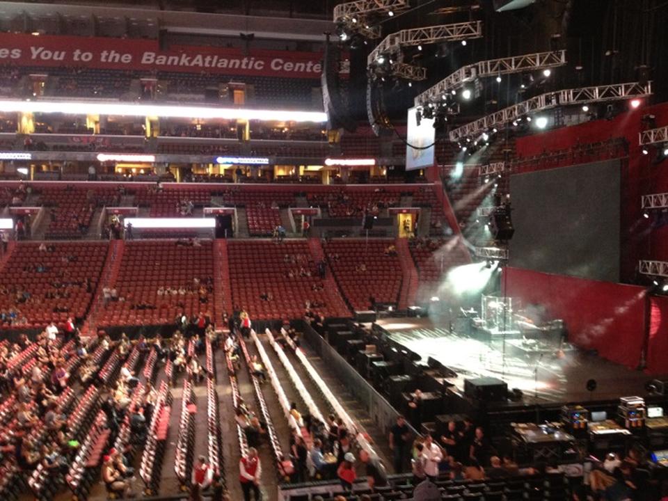 BB&T Center Section 134 Concert Seating