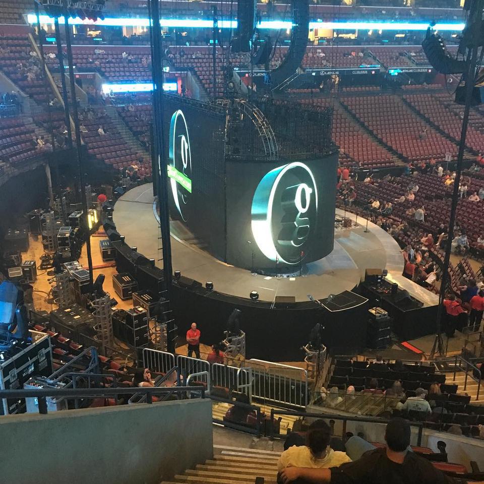section 123, row 24 seat view  for concert - amerant bank arena